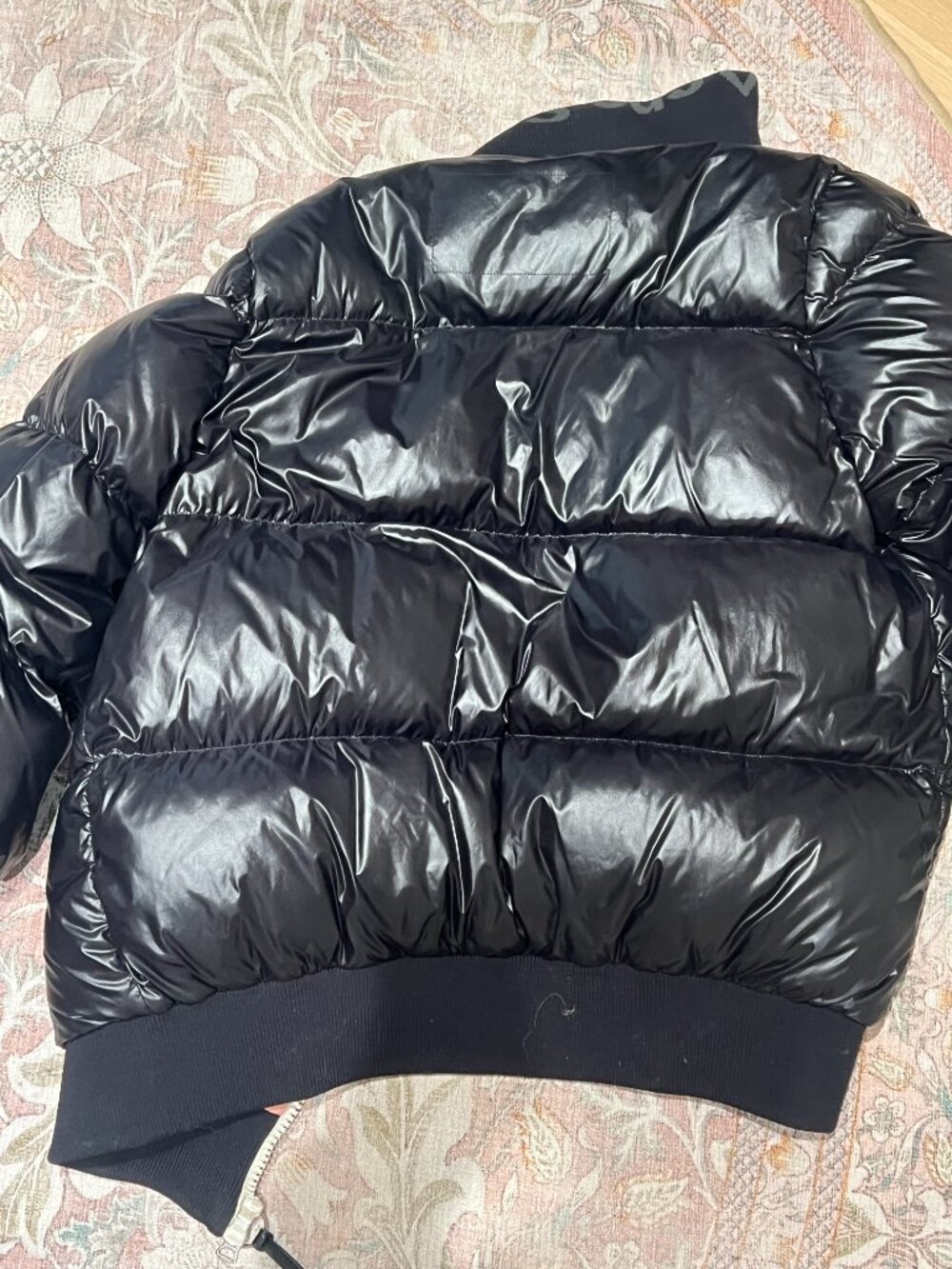 Acne Studios Cilla Puffer in Glossy Black PERFECT Winter Coat - Picture 3 of 8